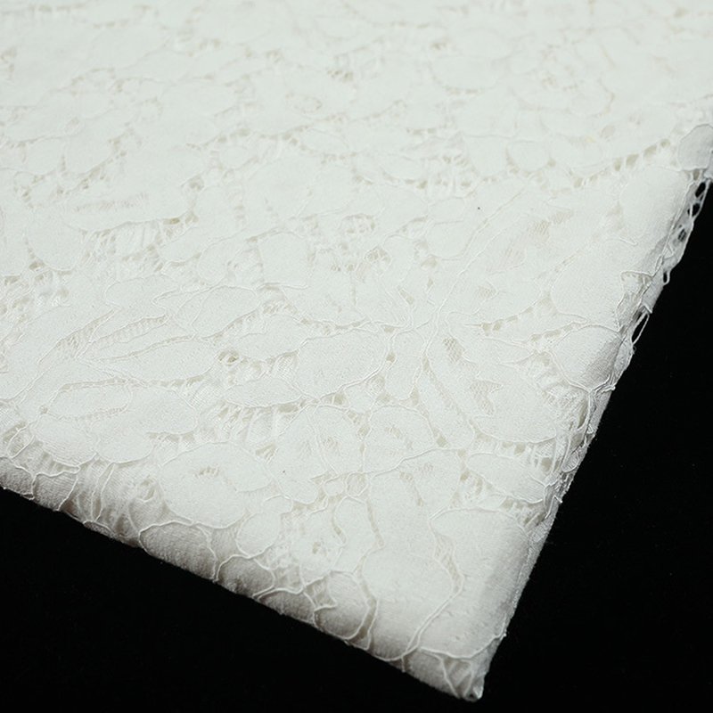Eyelash Cutwork Lace Fabric for Women's Wear Wholesale Supplier 23